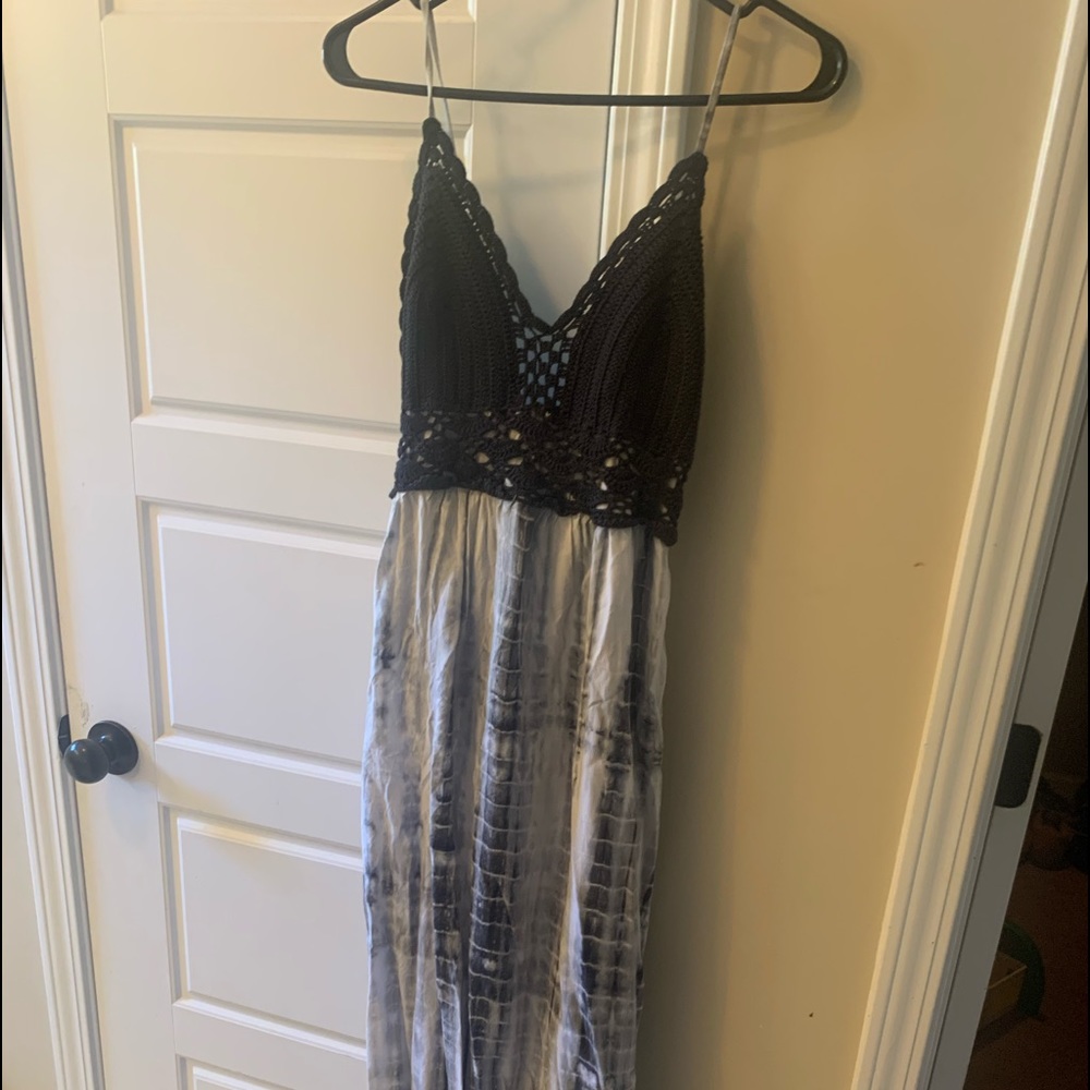 Full length tie dye maxi